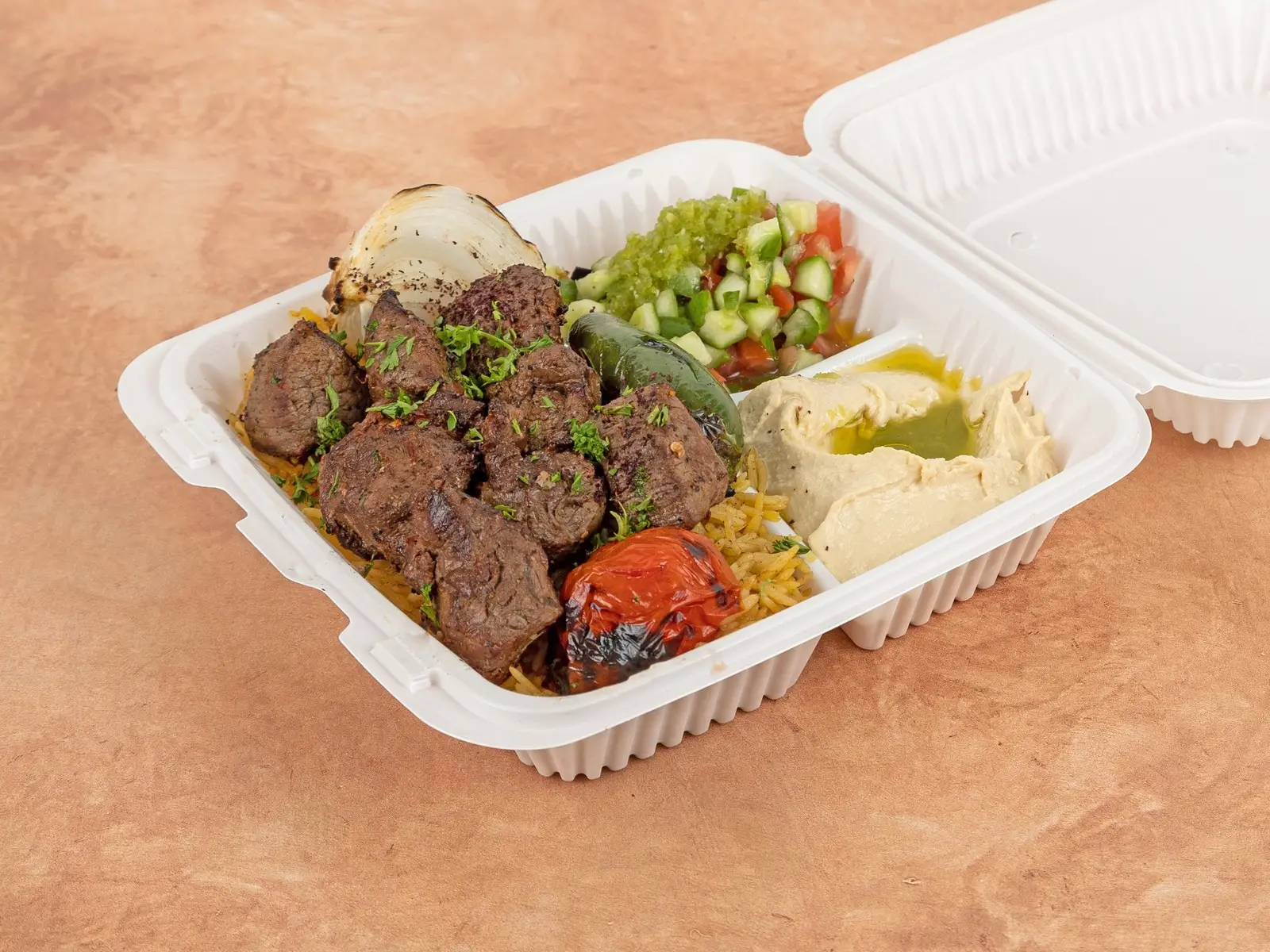 Beef Shish Kabob Platter