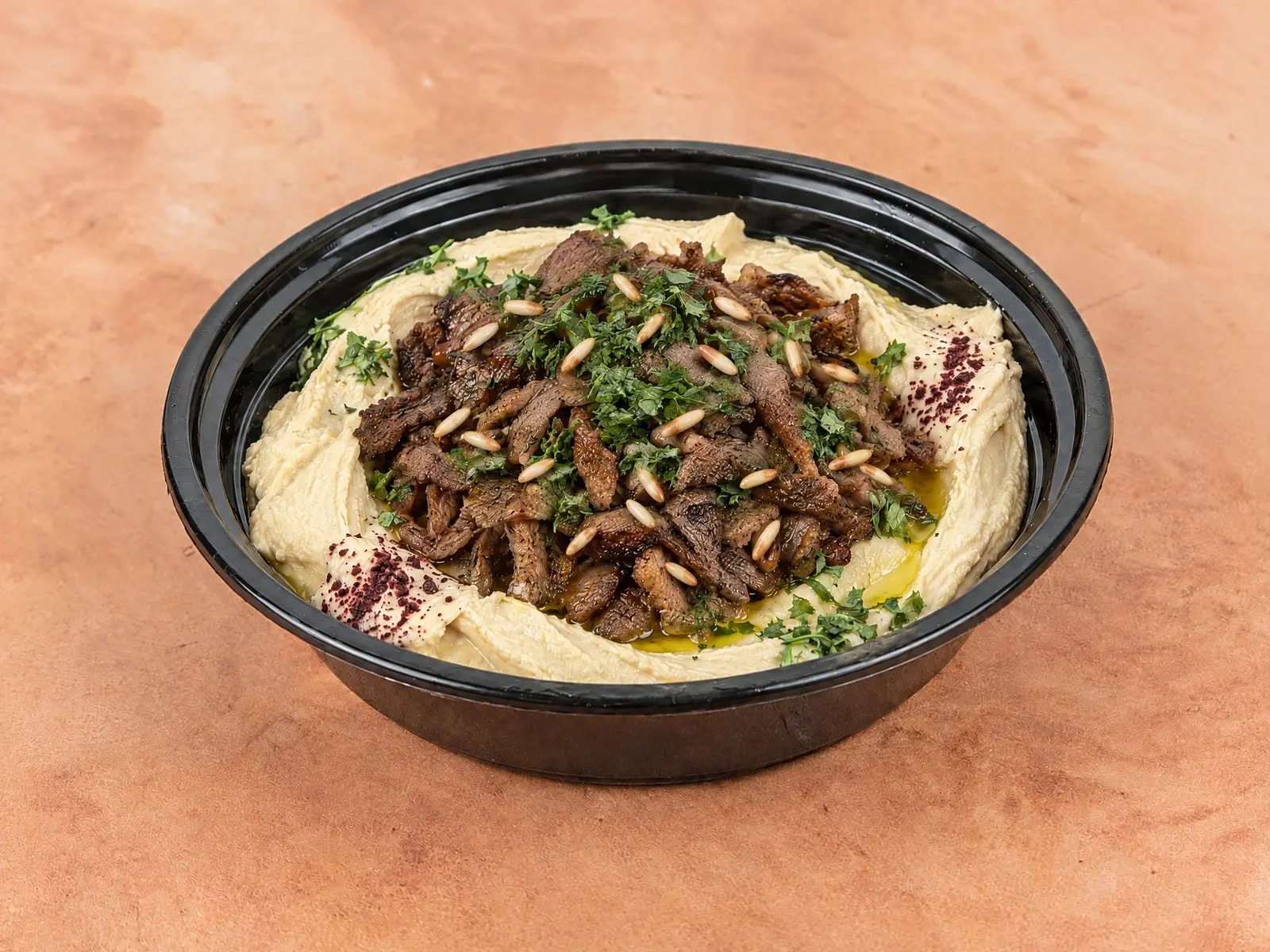 Hummus with Shawarma